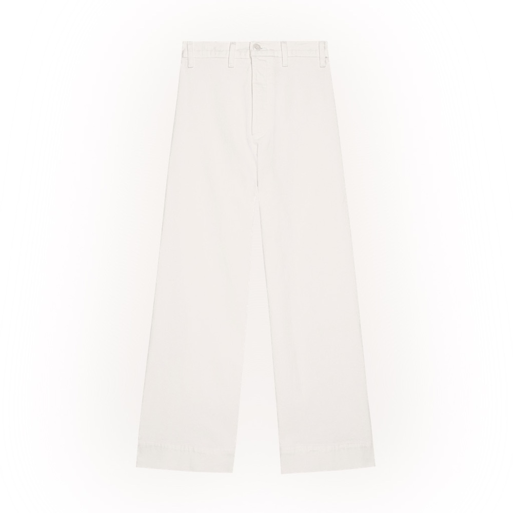 The Great Seafair High Rise Wide Leg Jean in White